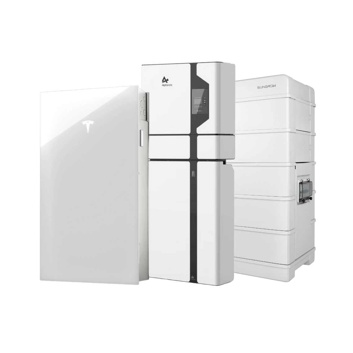 sungrow sbr battery, tesla powerwall 3 and alphaess battery