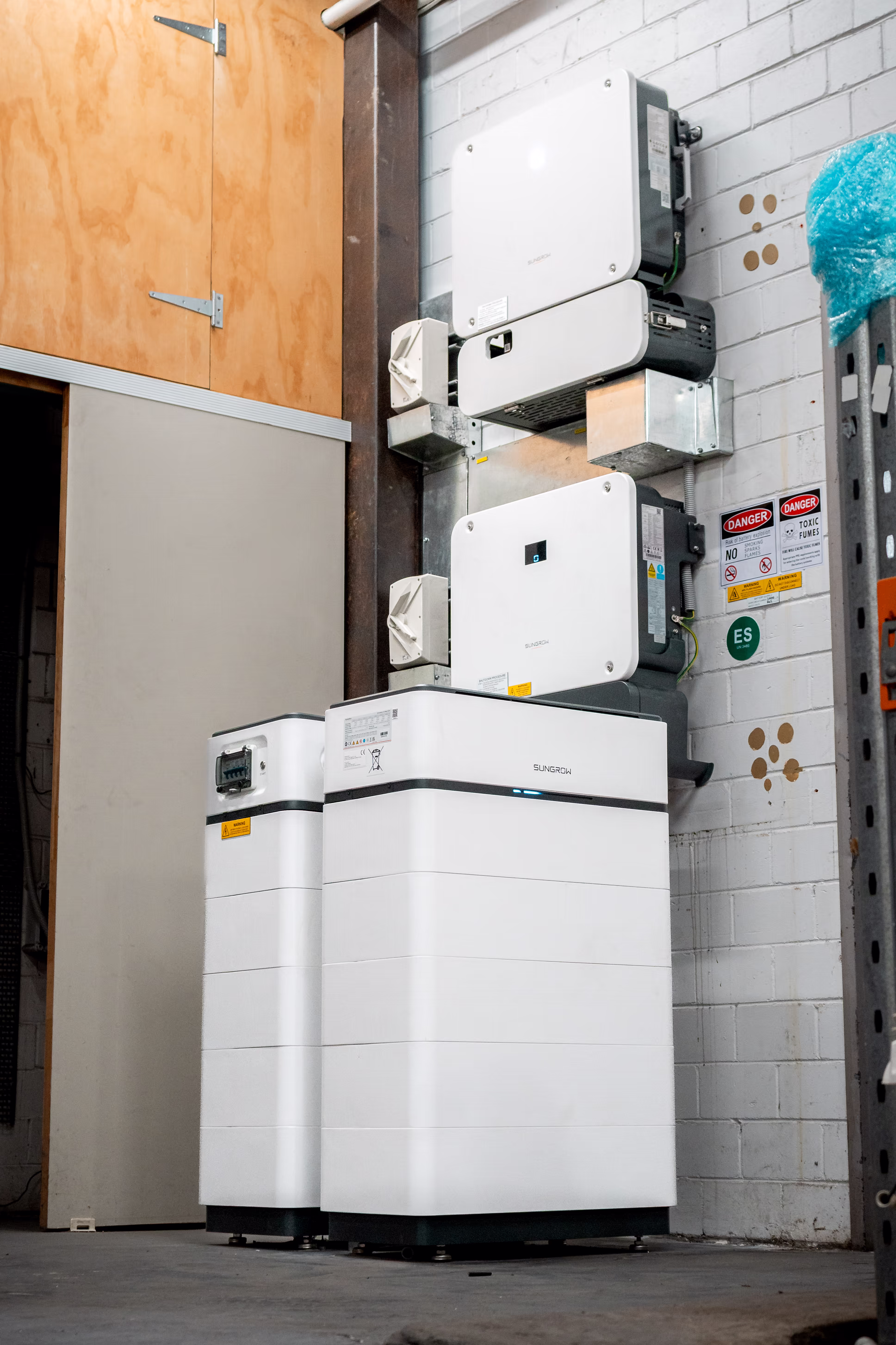 Sungrow SBH battery installation at Single O coffee