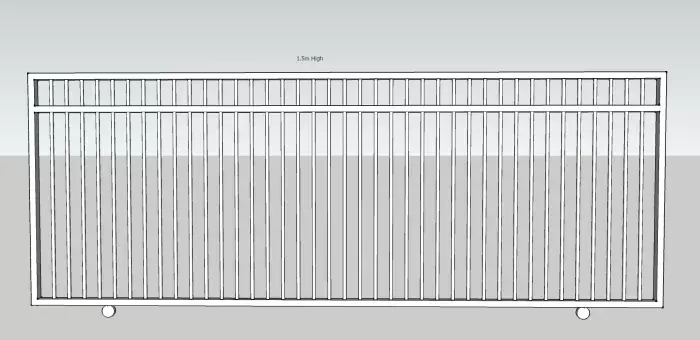 Economy 40 Sliding Gate