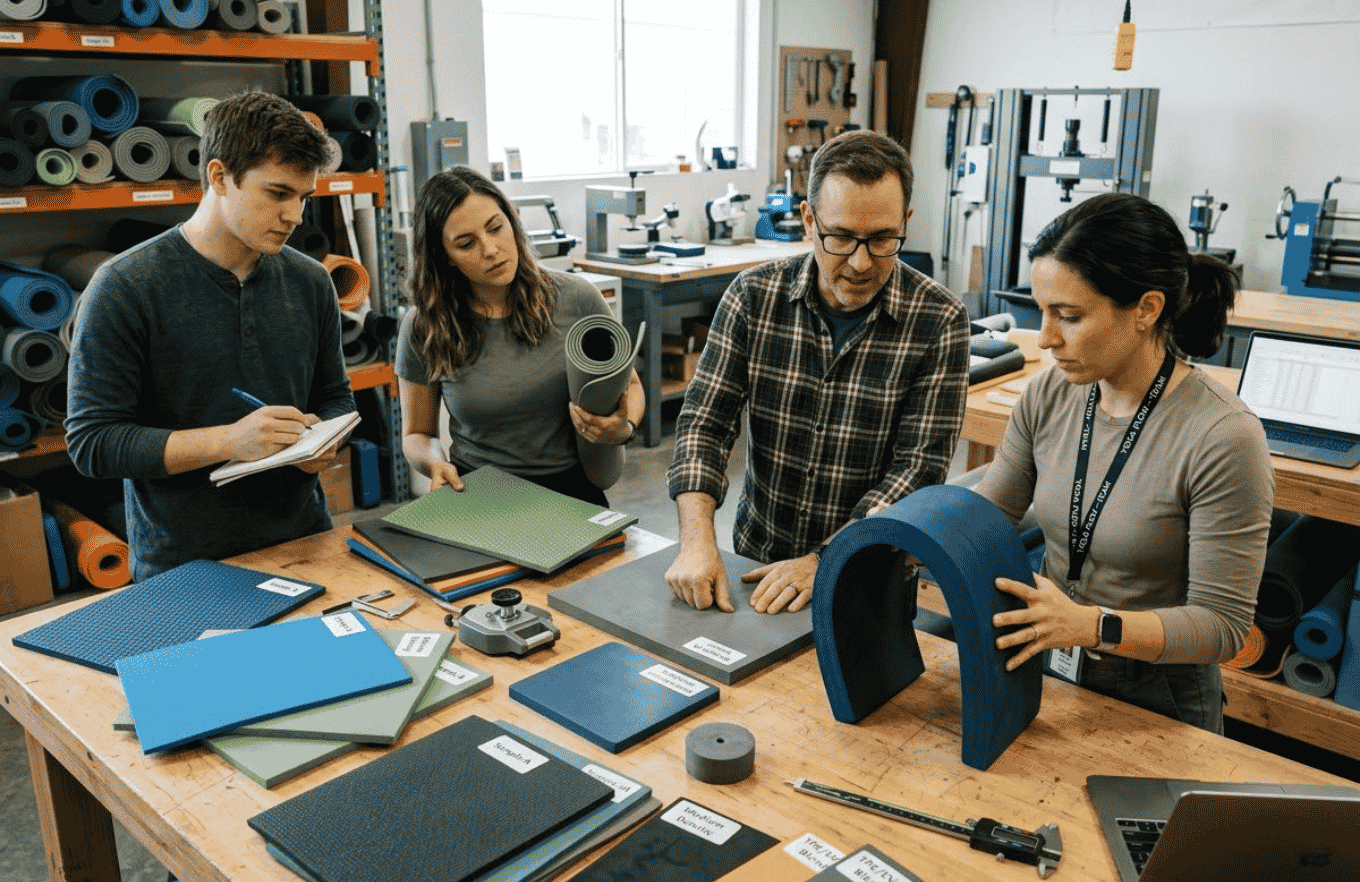 How to Compare EVA Foam Material Samples