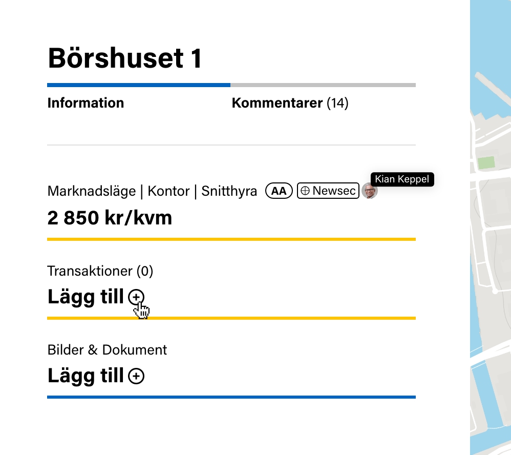 An image of the Pattern UI