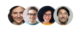 image of four people