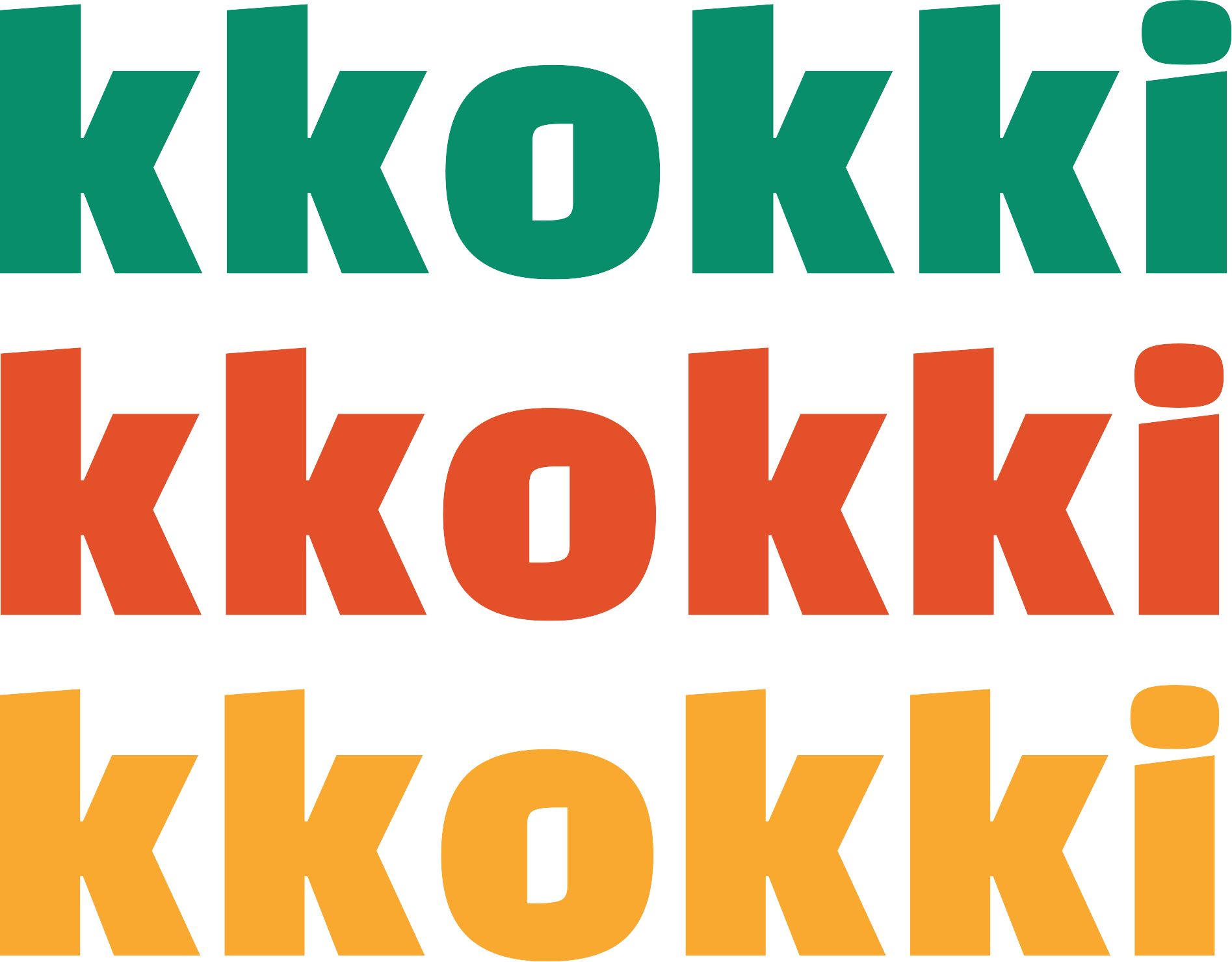 logo von Kkokki Loves vegan, einem koreanischen veganen restaurant in Hamburg Sternschanze