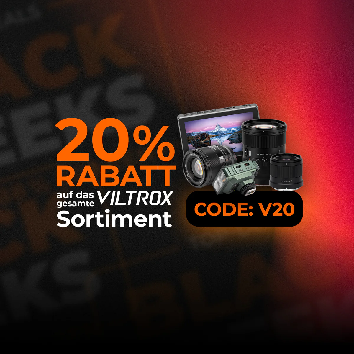 Rollei Black Week - 20% Rabatt auf Viltrox