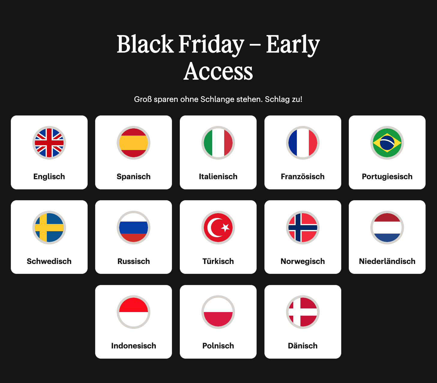 Babbel Black Week - bis zu 55% Rabatt