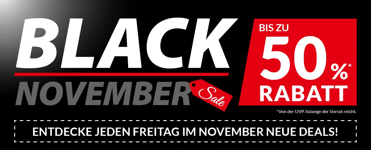 Alternate Black Week - bis zu 50% Rabatt