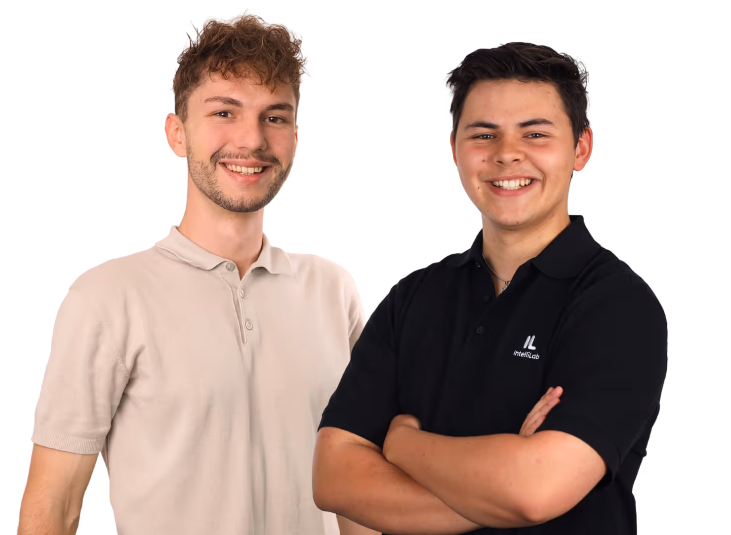 Das Team von IntelliLearn: Andrin Knoll, Mattia Müller & Nico Favale
