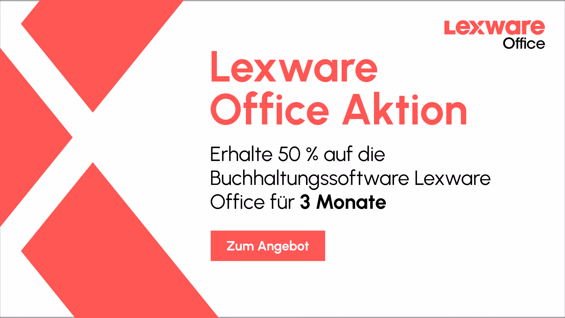 Lexware Office Aktion – Erhalten sie 50% auf die Buchhaltungssoftware Lexware Office für 3 Monate