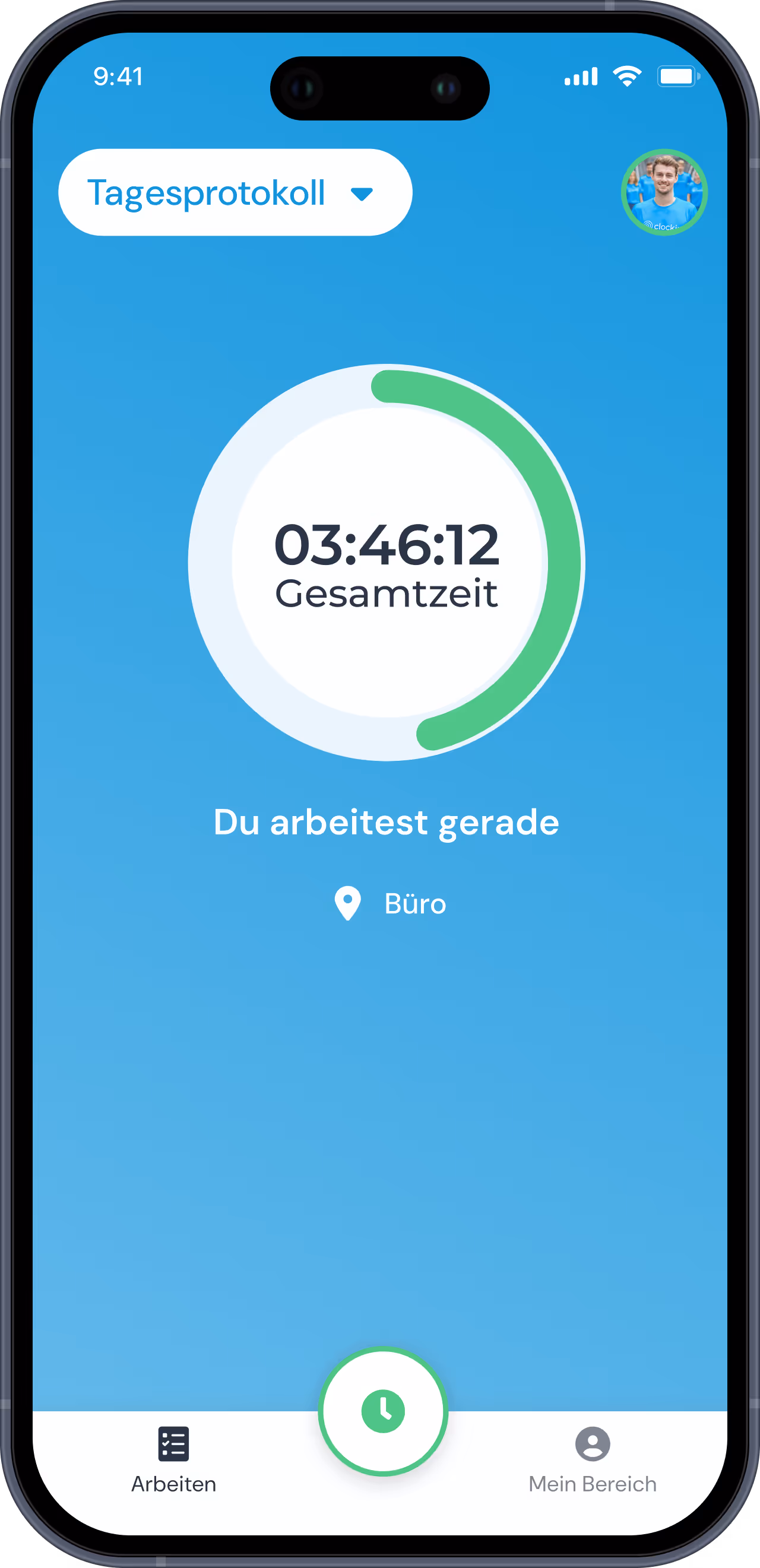 clockin App Zeiterfassung