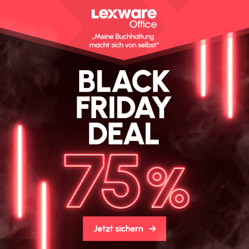 Lexware Office – BlackFriday Deal: 75% sparen. Jetzt Rabatt sichern
