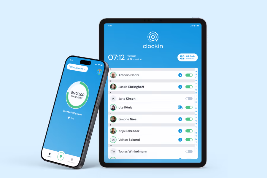 clockin App iPhone und iPad