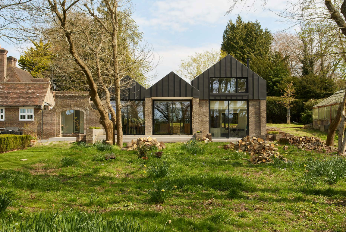 Modern extension on period home with Uncommon Projects kitchen.