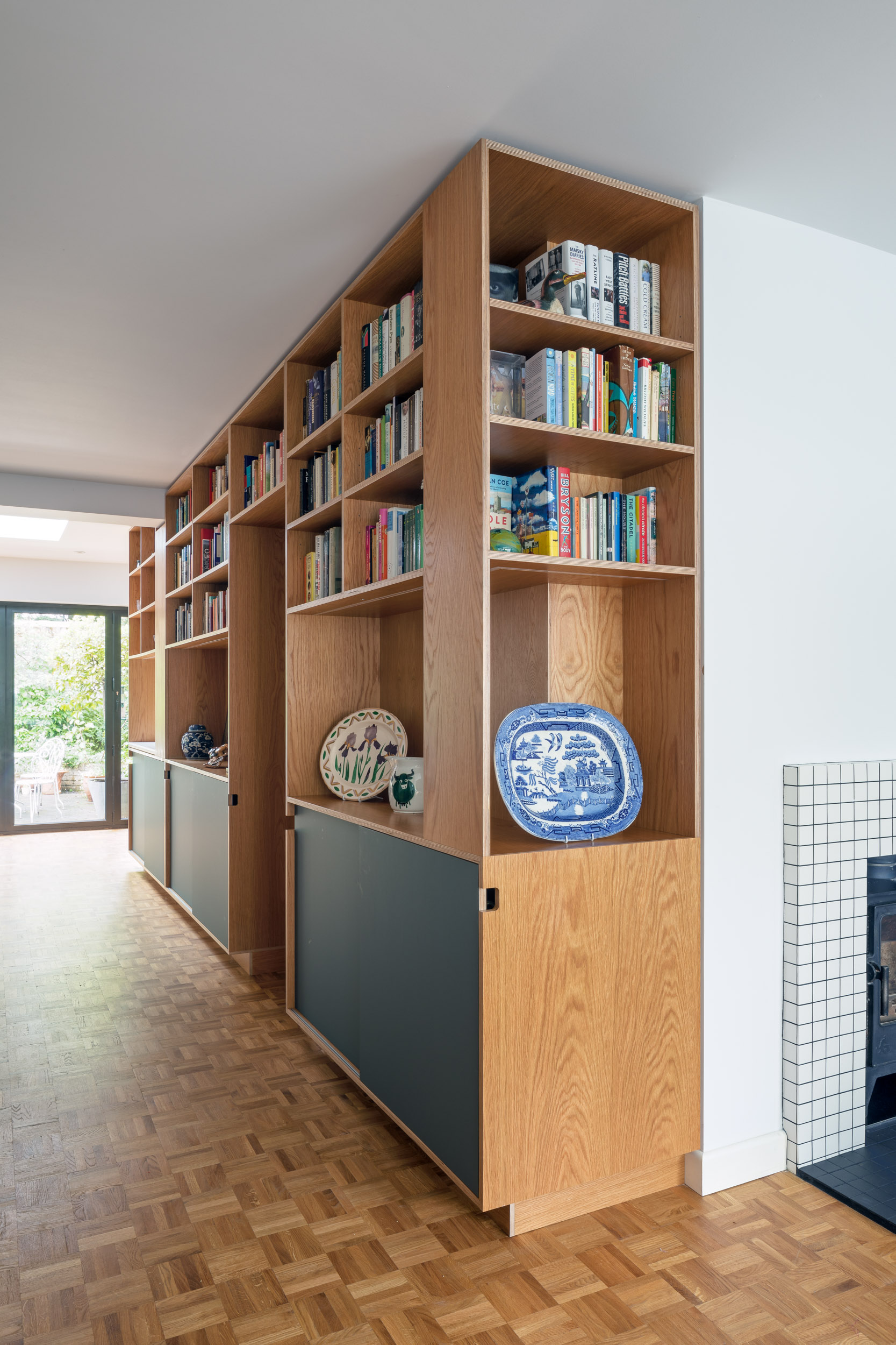 plywood bookcase