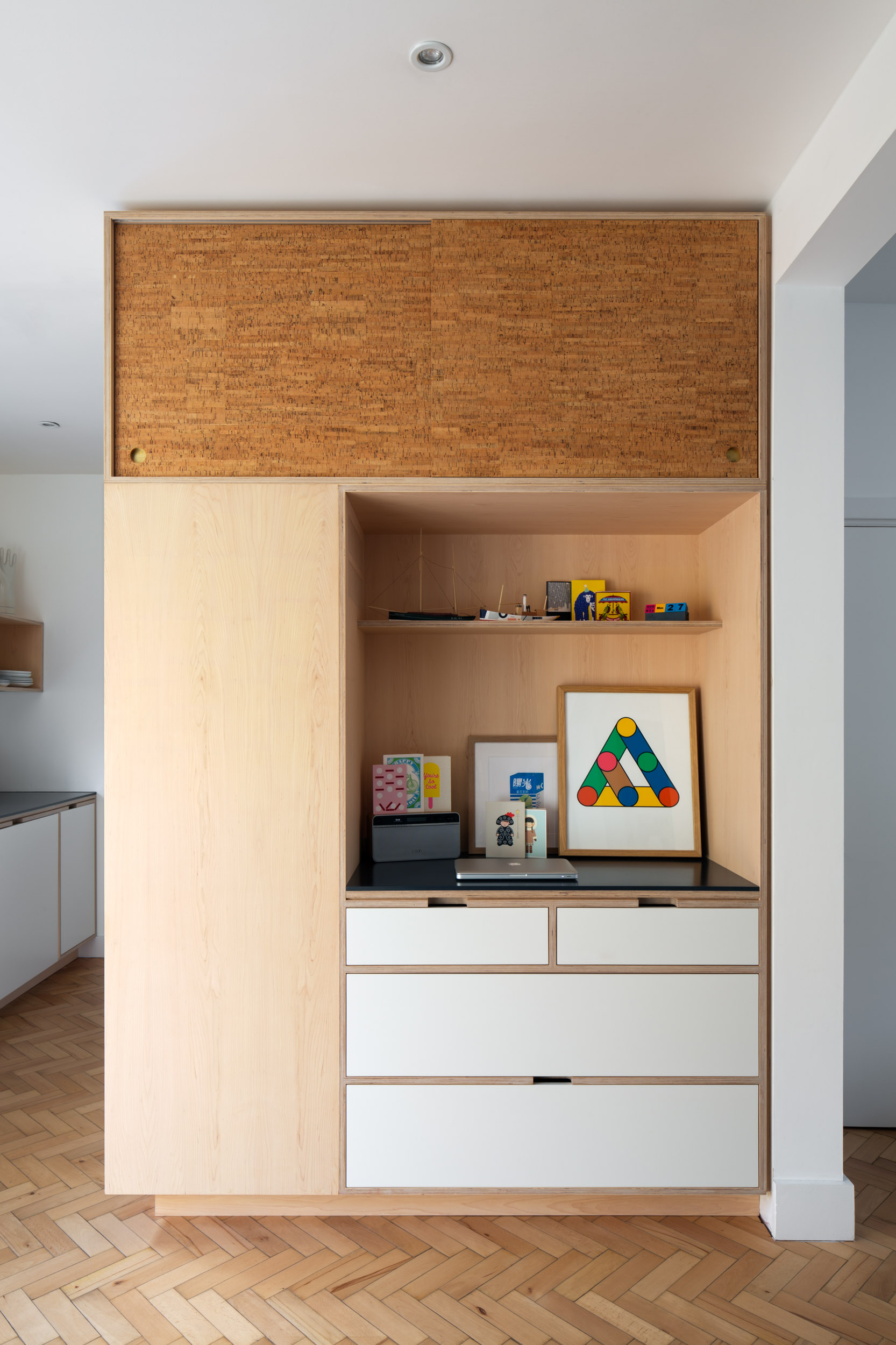 Small Plywood Workstation