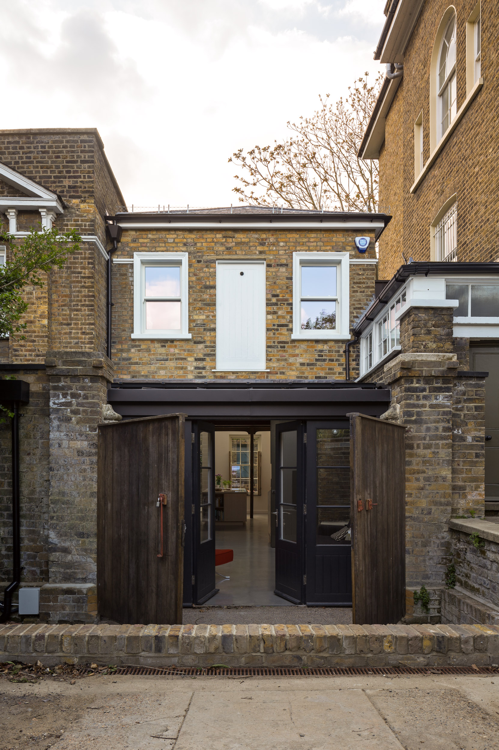 Outside view of coach house conversion