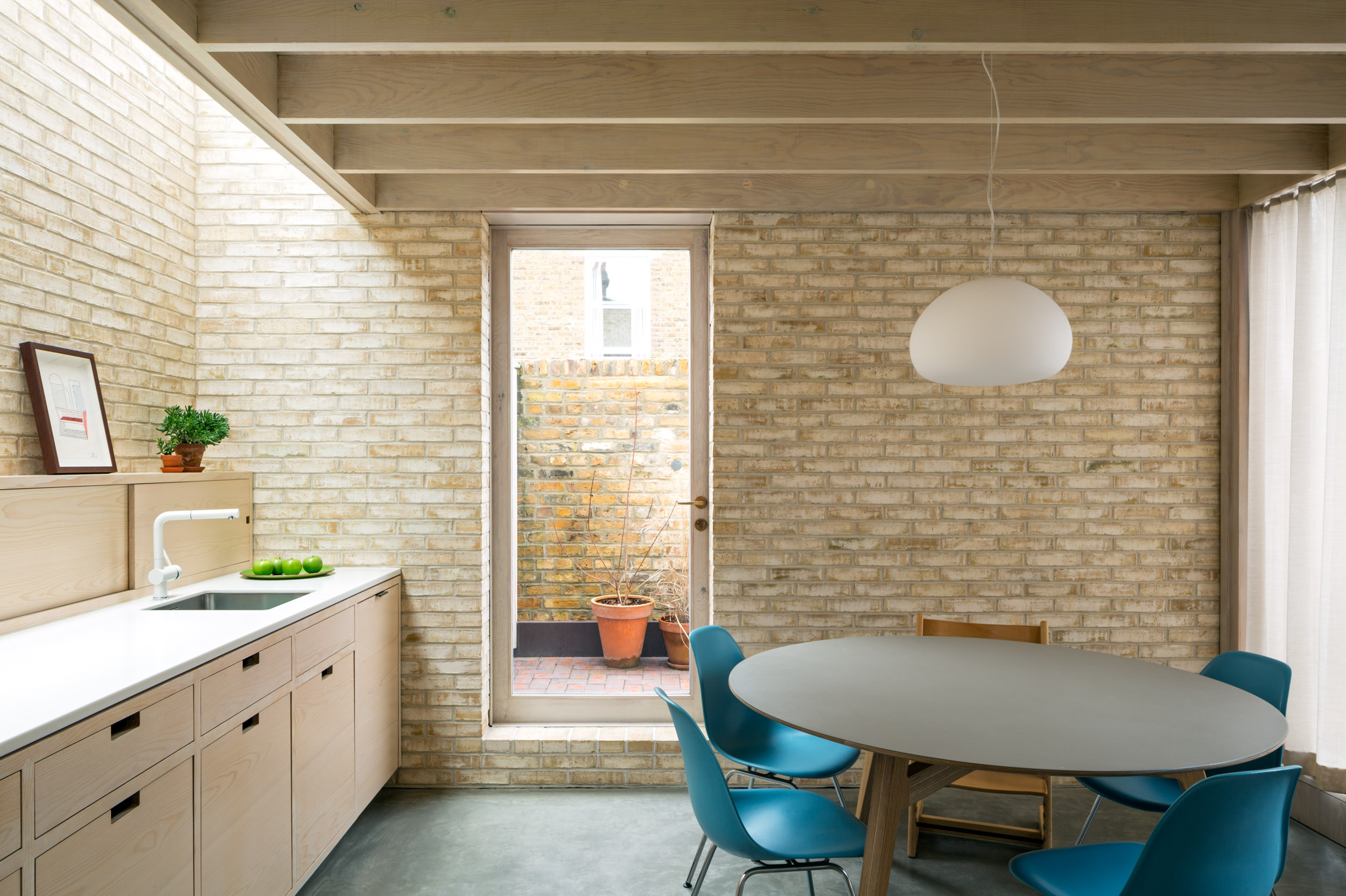 Douglas fir plywood kitchen