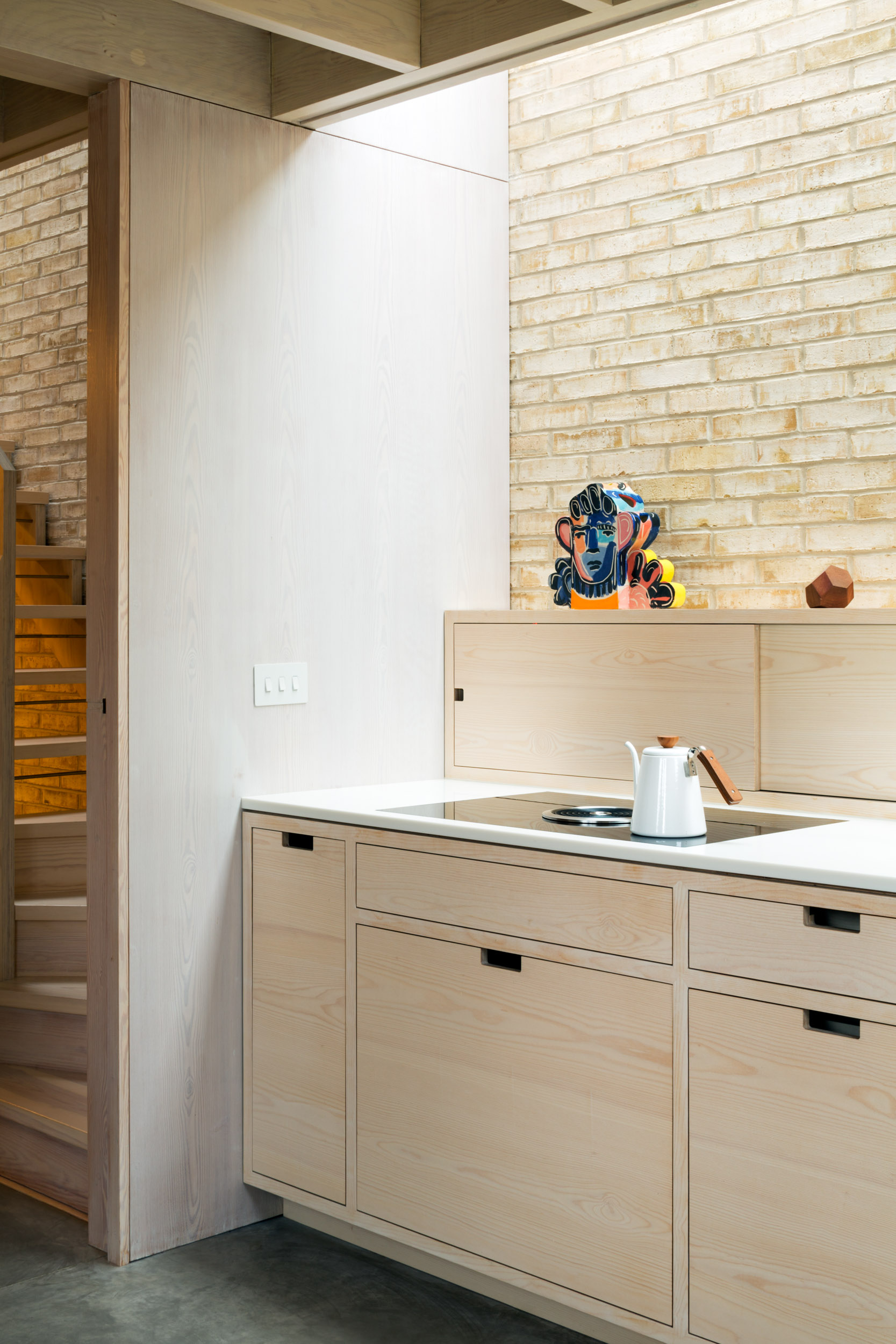 Douglas fir plywood kitchen