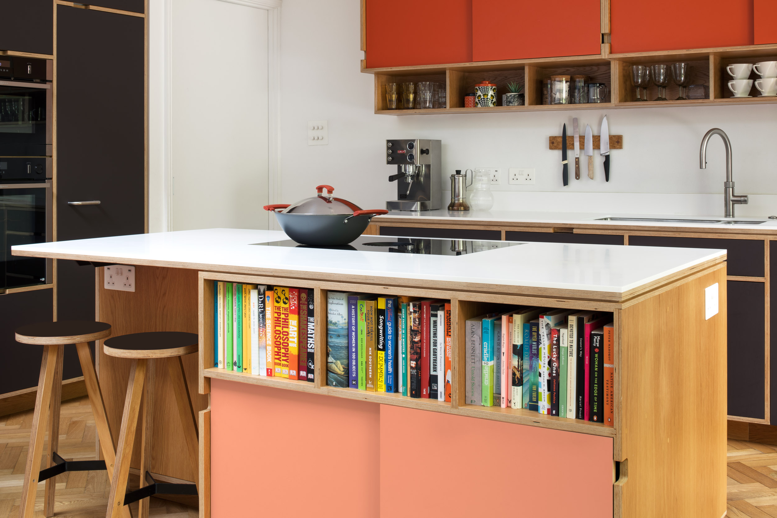 Bespoke Modern Plywood Kitchen Island