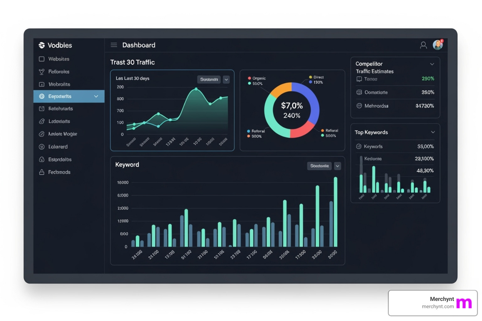 Semrush Domain Overview dashboard - seo monitoring tools