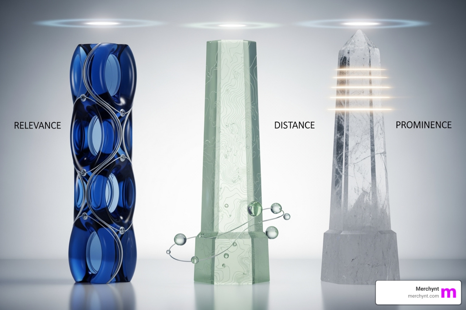 Three pillars of local ranking: Relevance, Distance, Prominence - Improve local search rankings