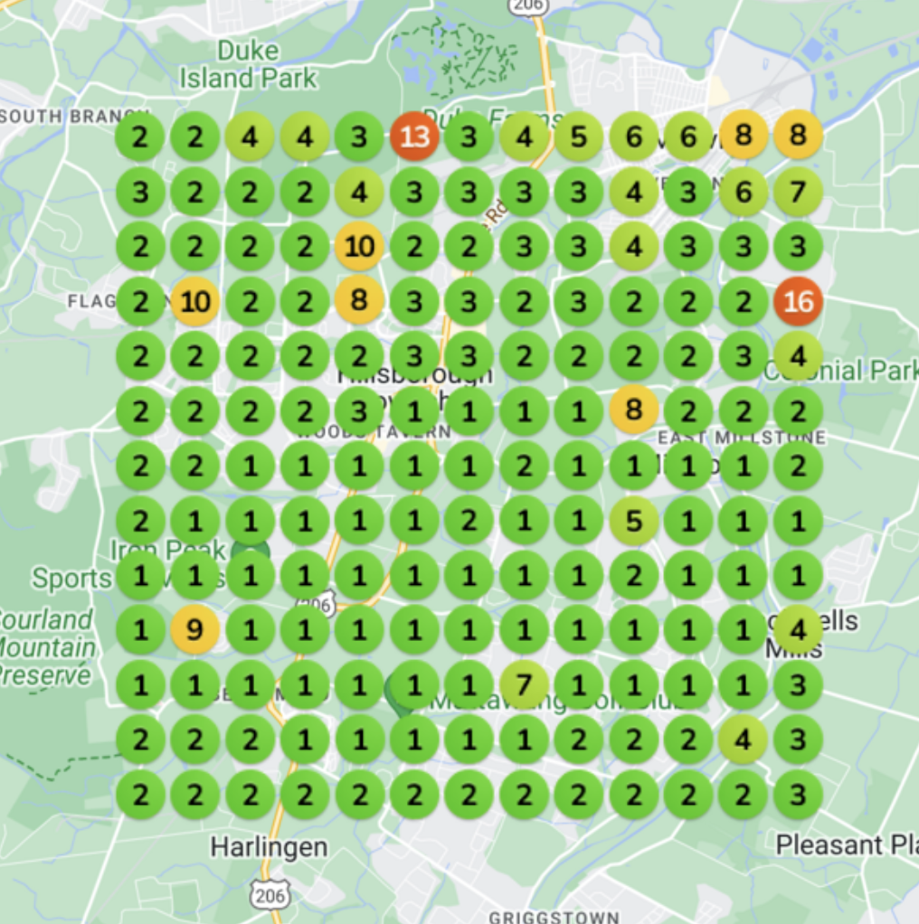 Local rank tracking heatmap report - Improve local search rankings