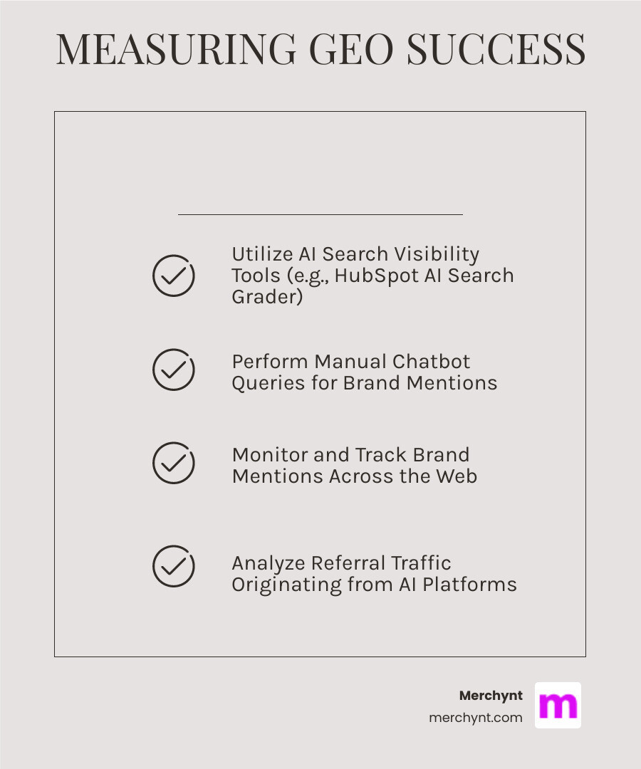 Table showing metrics to track for GEO vs. traditional SEO - chatgpt recommendation engine optimization infographic checklist-light-beige Table showing metrics to track for GEO vs. traditional SEO - chatgpt recommendation engine optimization infographic checklist-light-beige