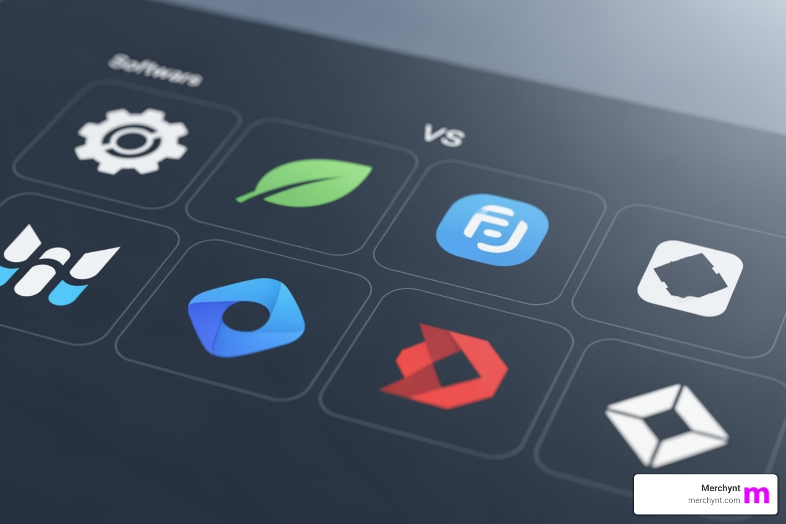 A dashboard comparing different GEO software logos - geo content optimization software