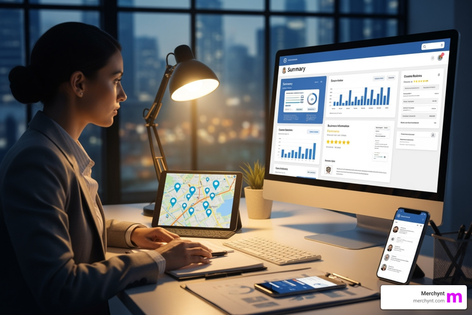 Google Business Profile creation screen - Business profile management