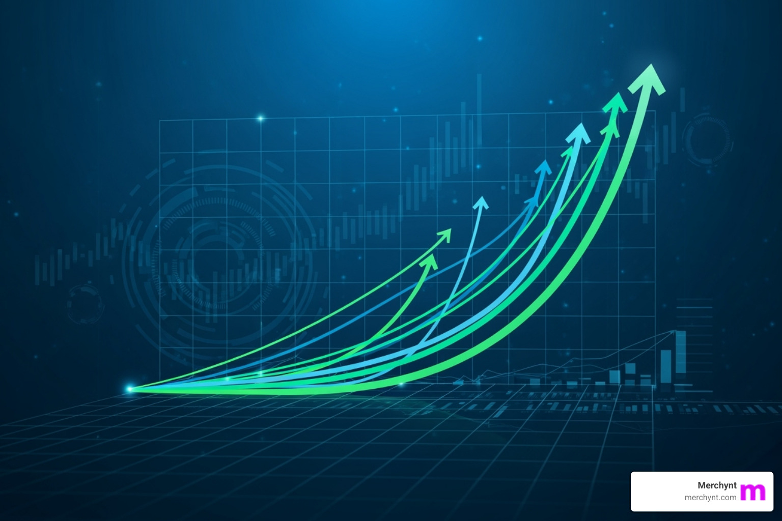 Graph showing increased efficiency and ranking growth over time due to AI SEO - ai seo analyzer