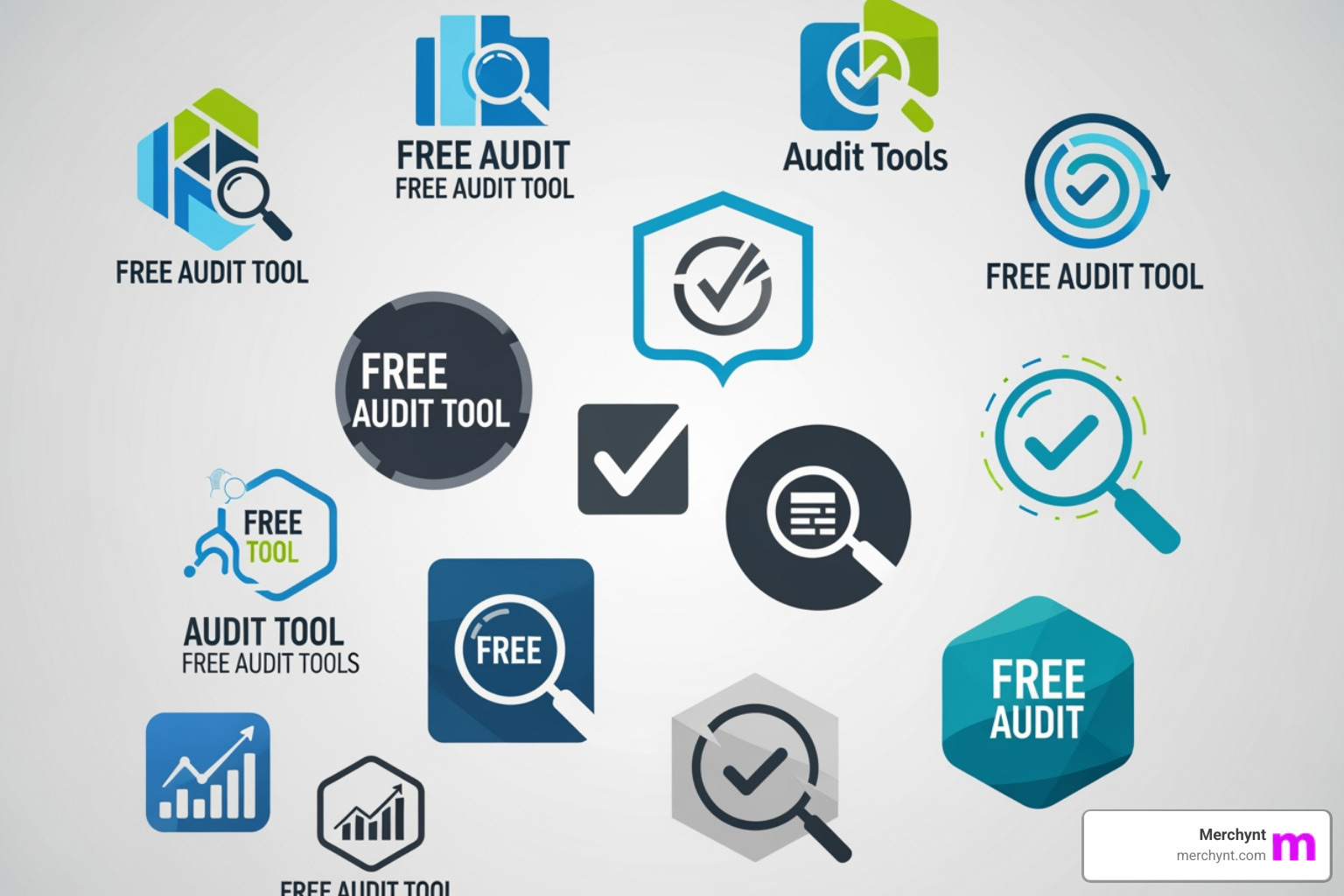 various free audit tool logos - free audit tool