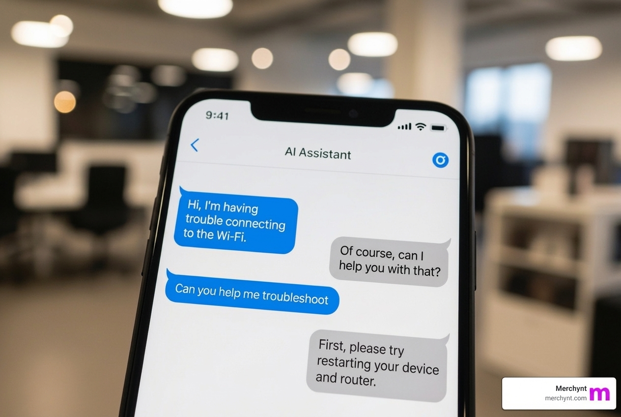AI chatbot conversation - AI for local businesses