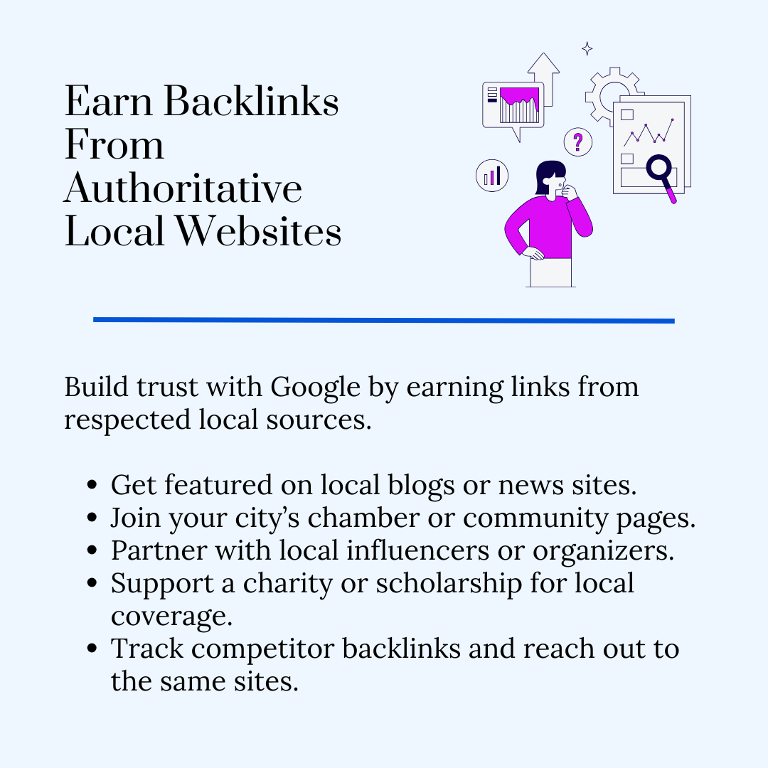 How To Rank Higher In Google Maps - Earn Backlinks