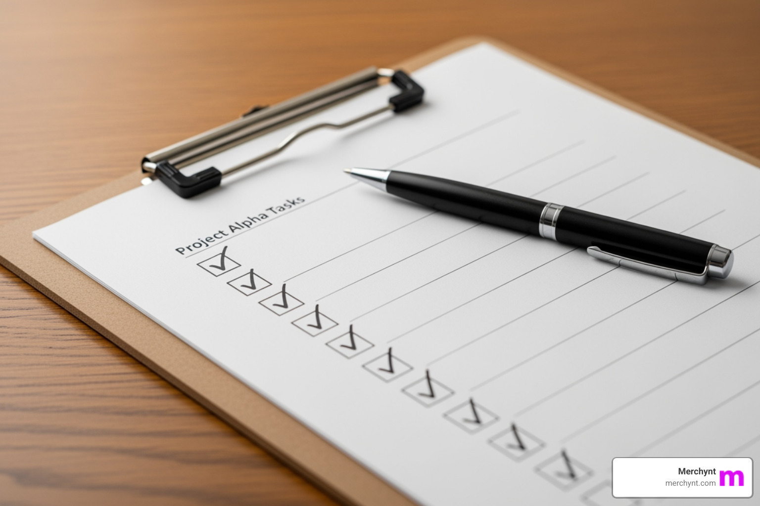 Checklist on a clipboard - Local SEO audit checklist