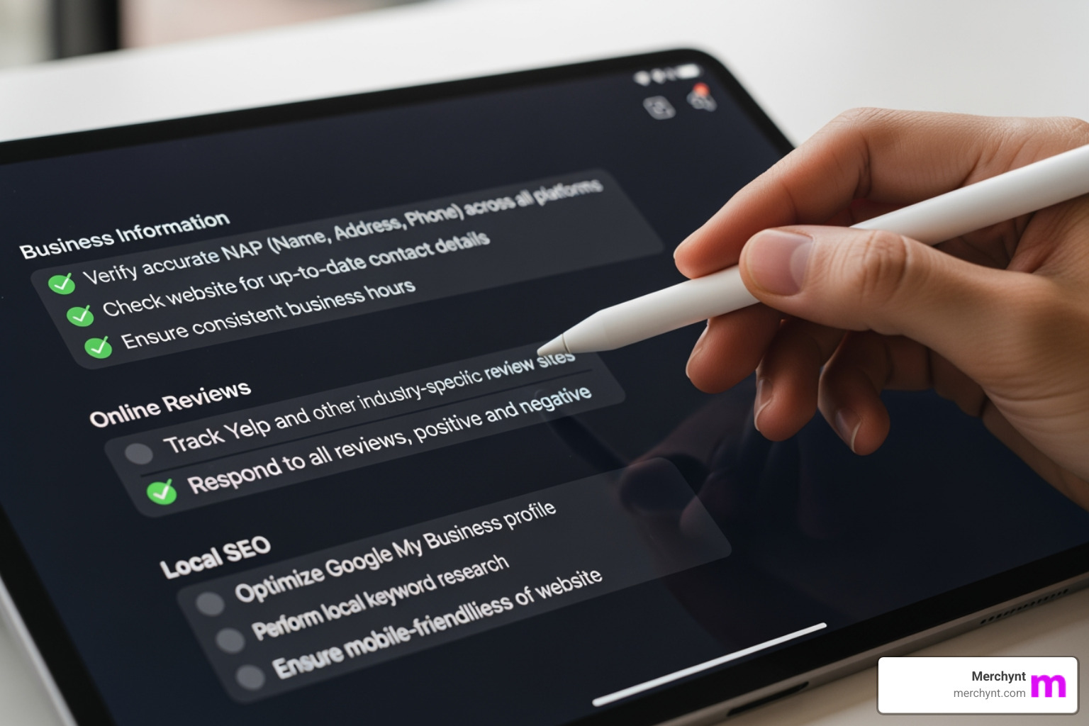 digital GBP audit checklist - gmb audit for local seo