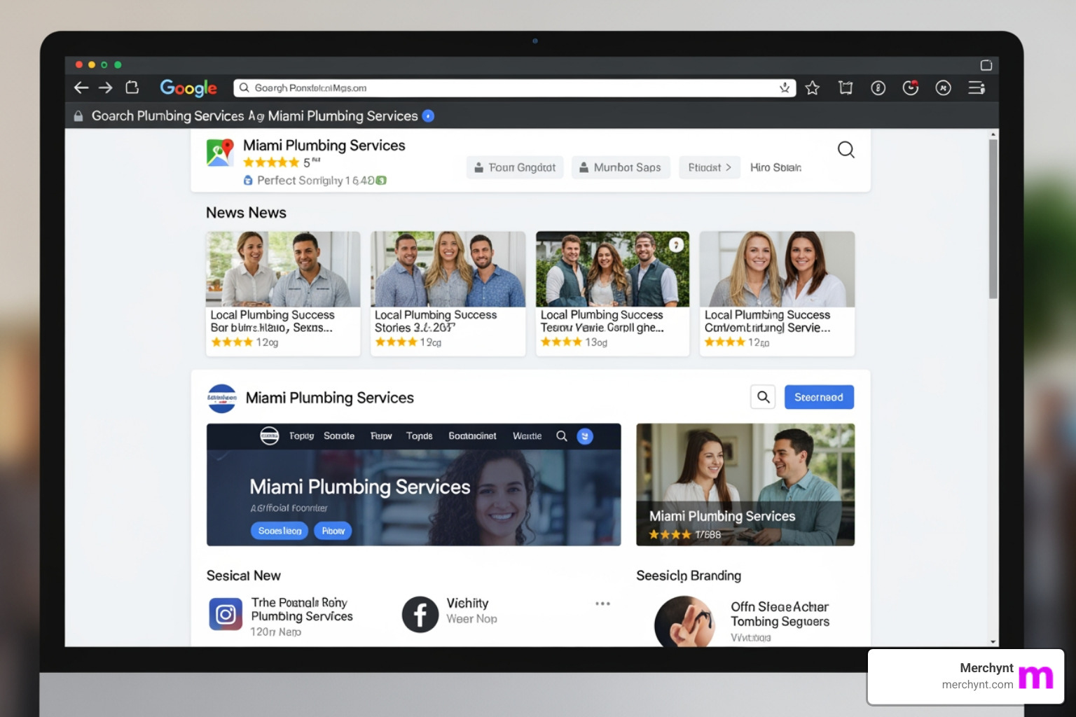 A professional search engine results page showing a clean, positive brand presence - Online reputation management USA A professional search engine results page showing a clean, positive brand presence - Online reputation management USA