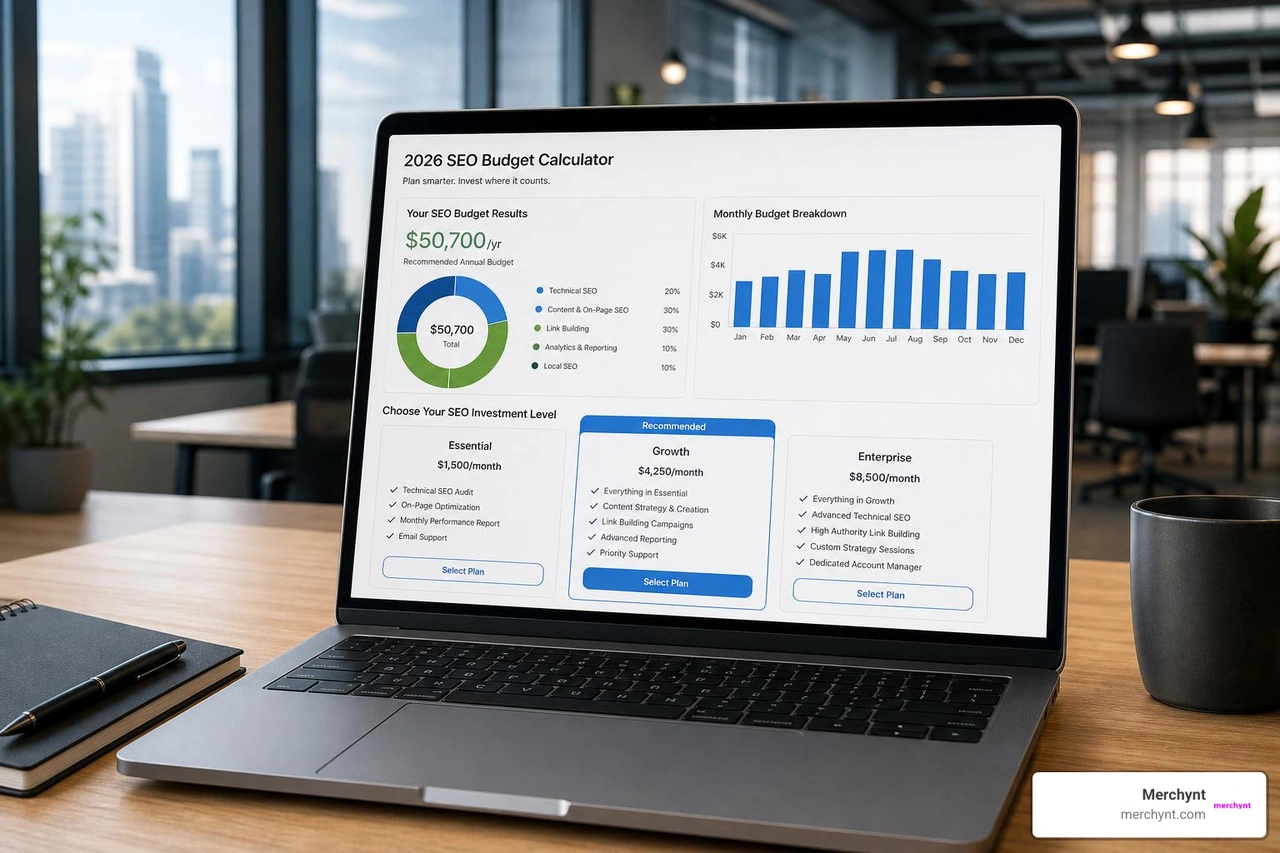 2026 SEO budget calculator
