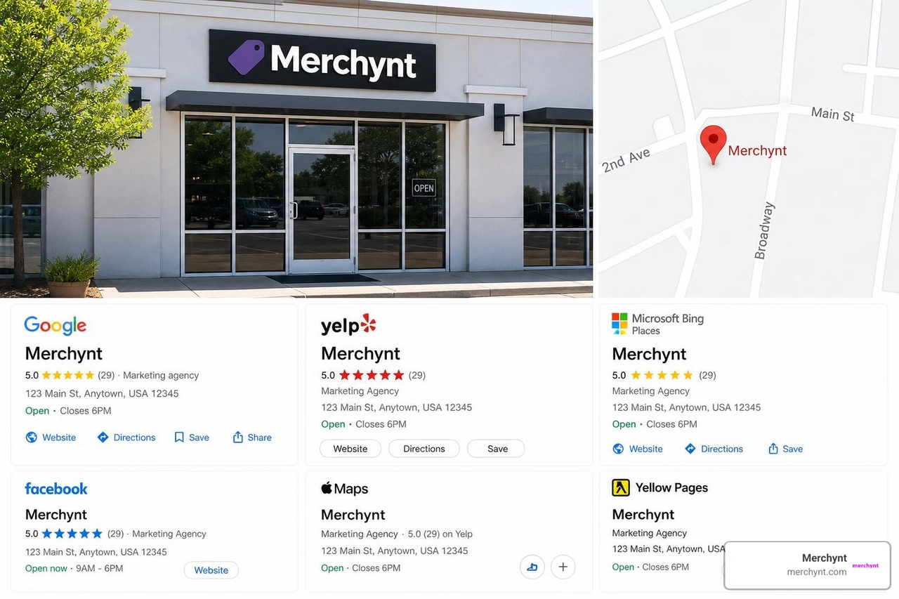 Citation consistency improving Google Maps visibility for a local business