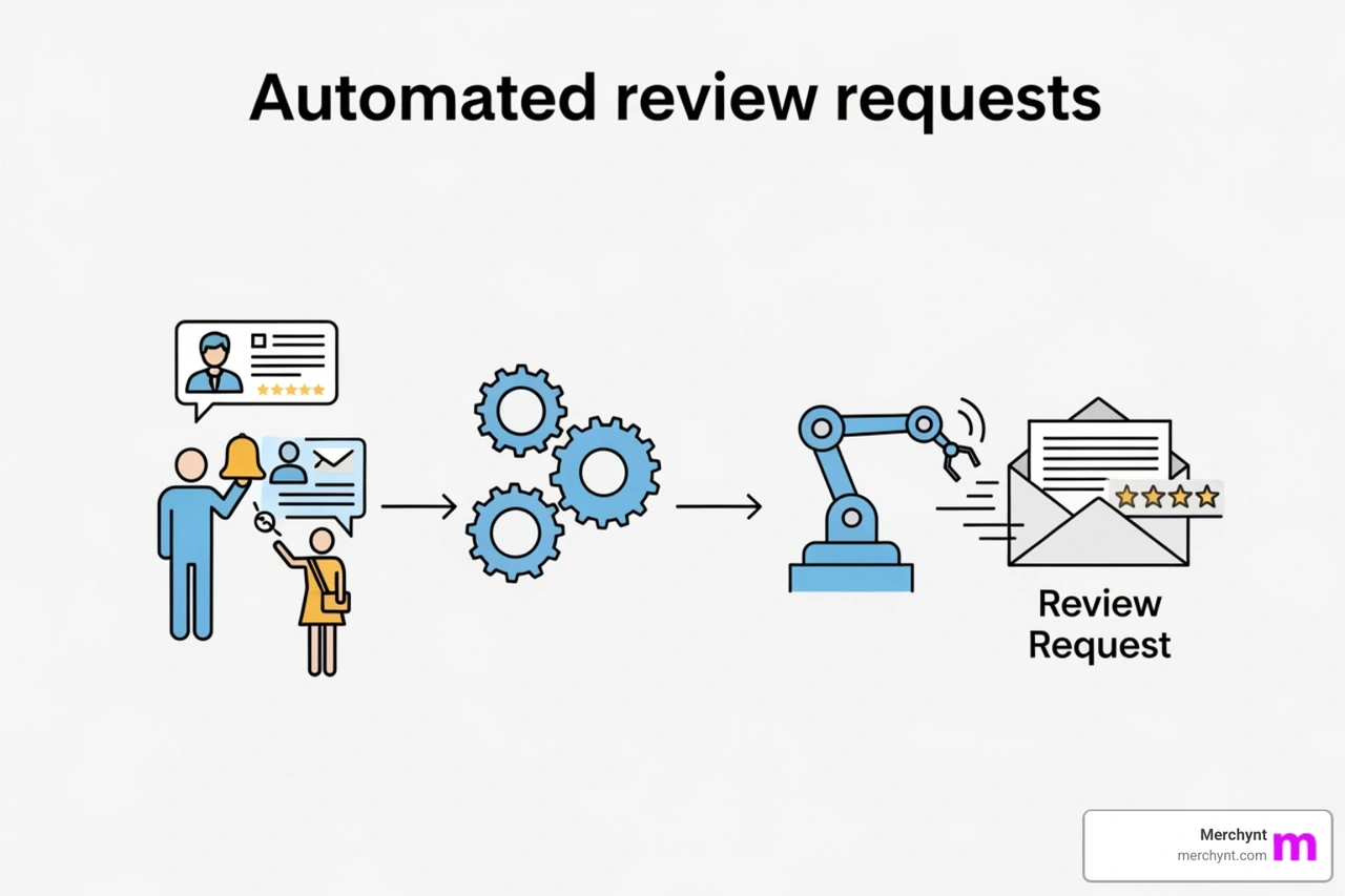 Local search 3-pack showing highly rated businesses with many reviews - Automated review requests Local search 3-pack showing highly rated businesses with many reviews - Automated review requests