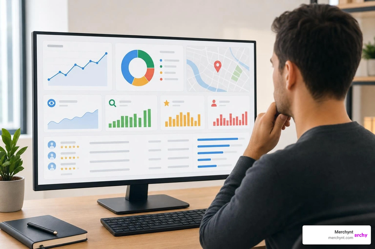 optimized google business profile dashboard