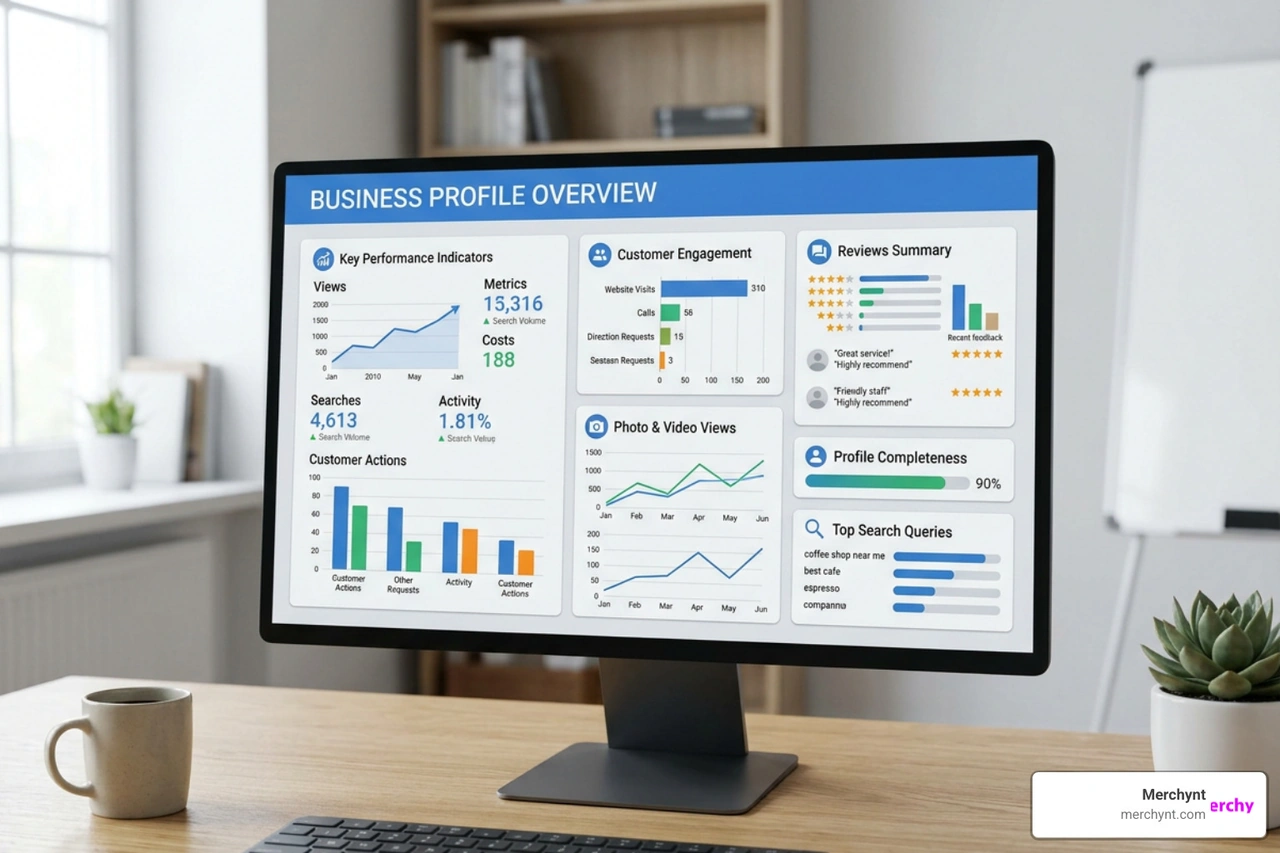 Optimized Google Business Profile Dashboard Optimized Google Business Profile Dashboard