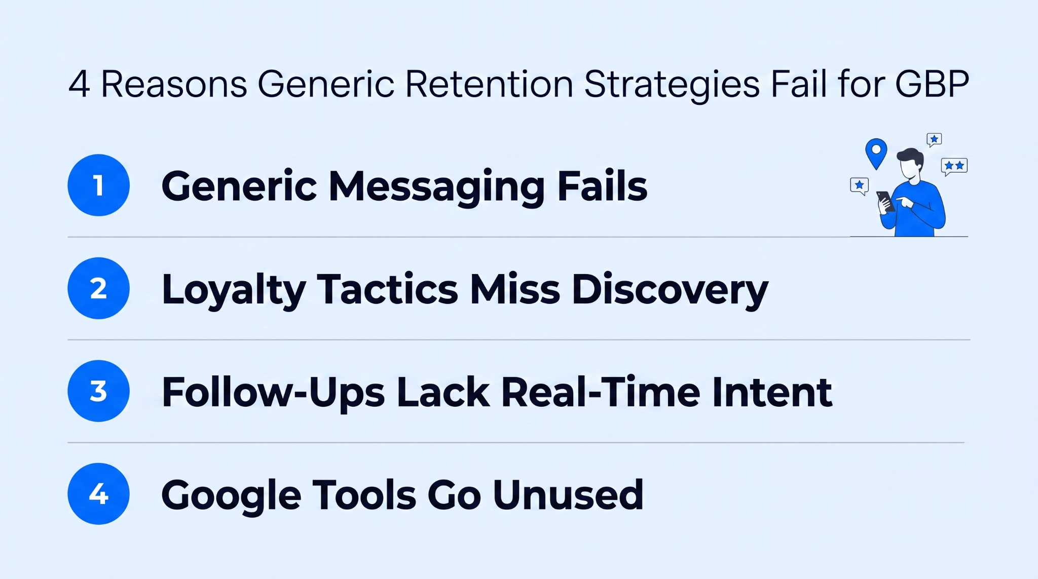 Customer Retention Strategies - Why Generic Strategies Don't Work