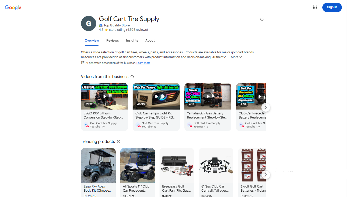Customer Retention Strategies - Golf Cart Tire Supply