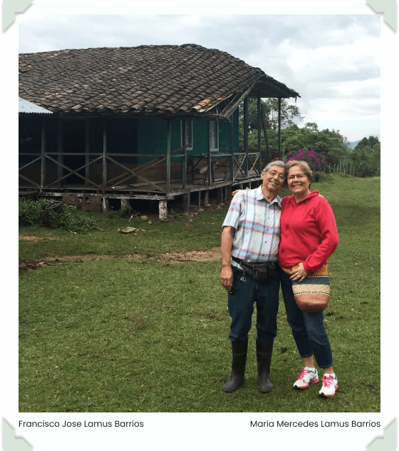 Foto de Francisco Jose Lamus con Maria Mercedes Lamus
