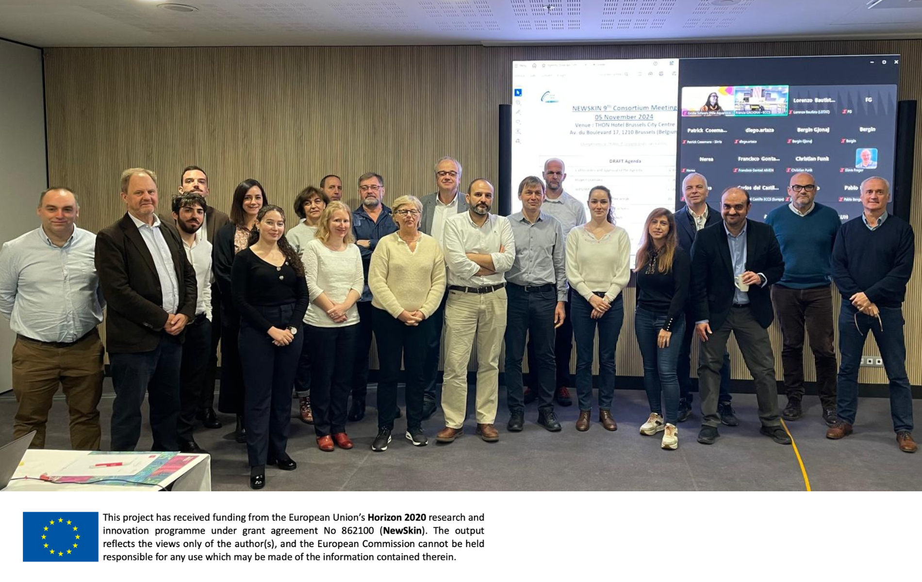 Successful completion of the European NewSkin project