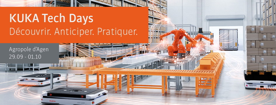 KUKA Tech Days : 29 septembre > 1er octobre 2026