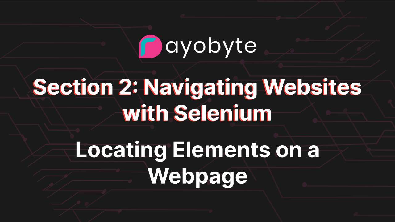 Find Elements with Selenium | Rayobyte University