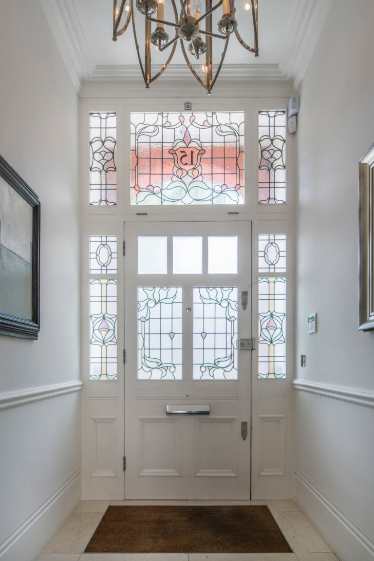 Traditional London hallway