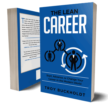 The Lean Career book cover by Troy Buckholdt