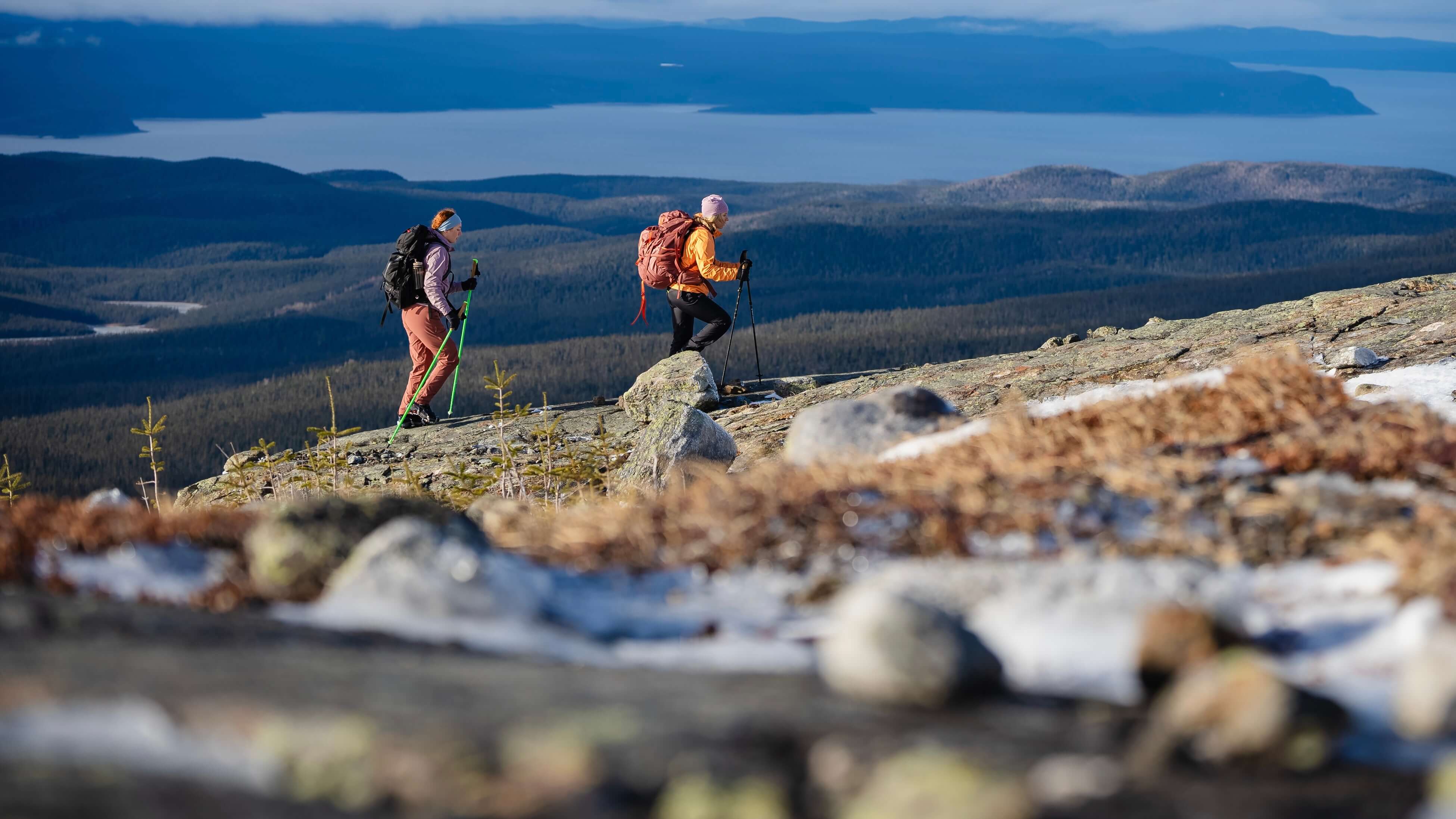 Hiking in the heart of Monts Groulx