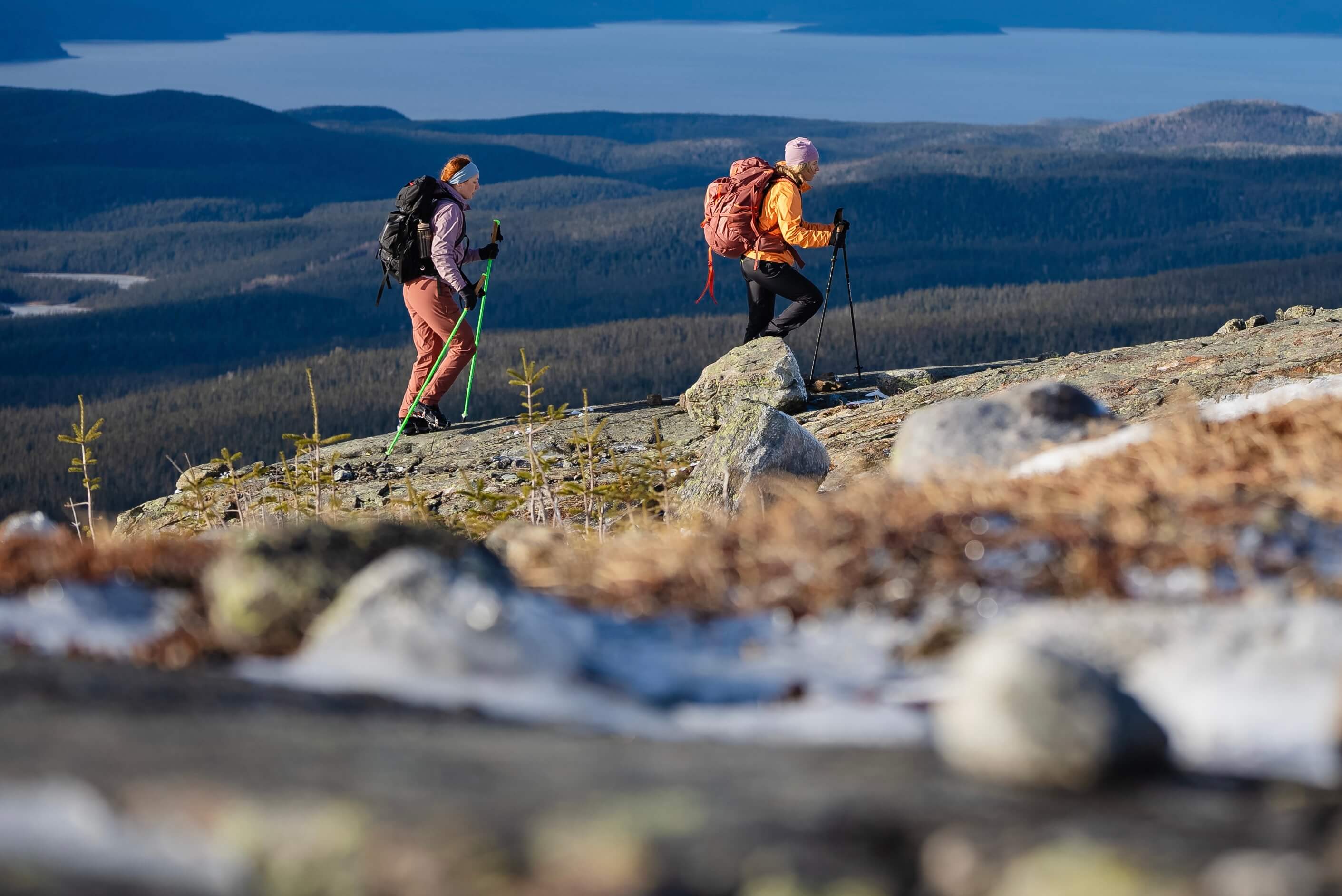 Hiking in the heart of Monts Groulx